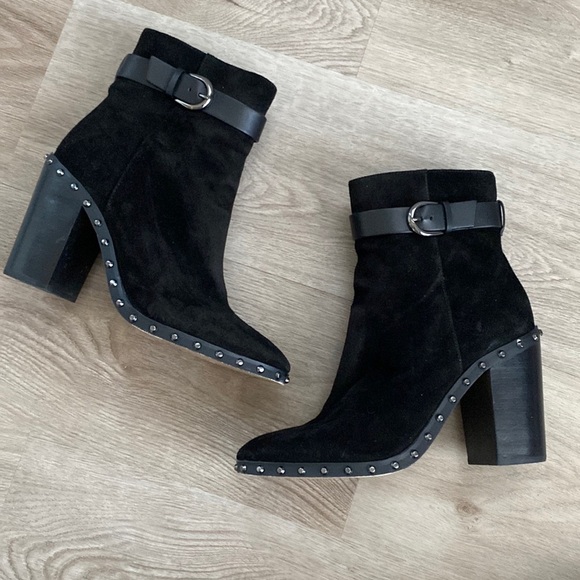 Michael KORS Livvy Suede Studded Booties